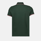 Polos Polo con Logo y Ribete Moncler Caqui Homme