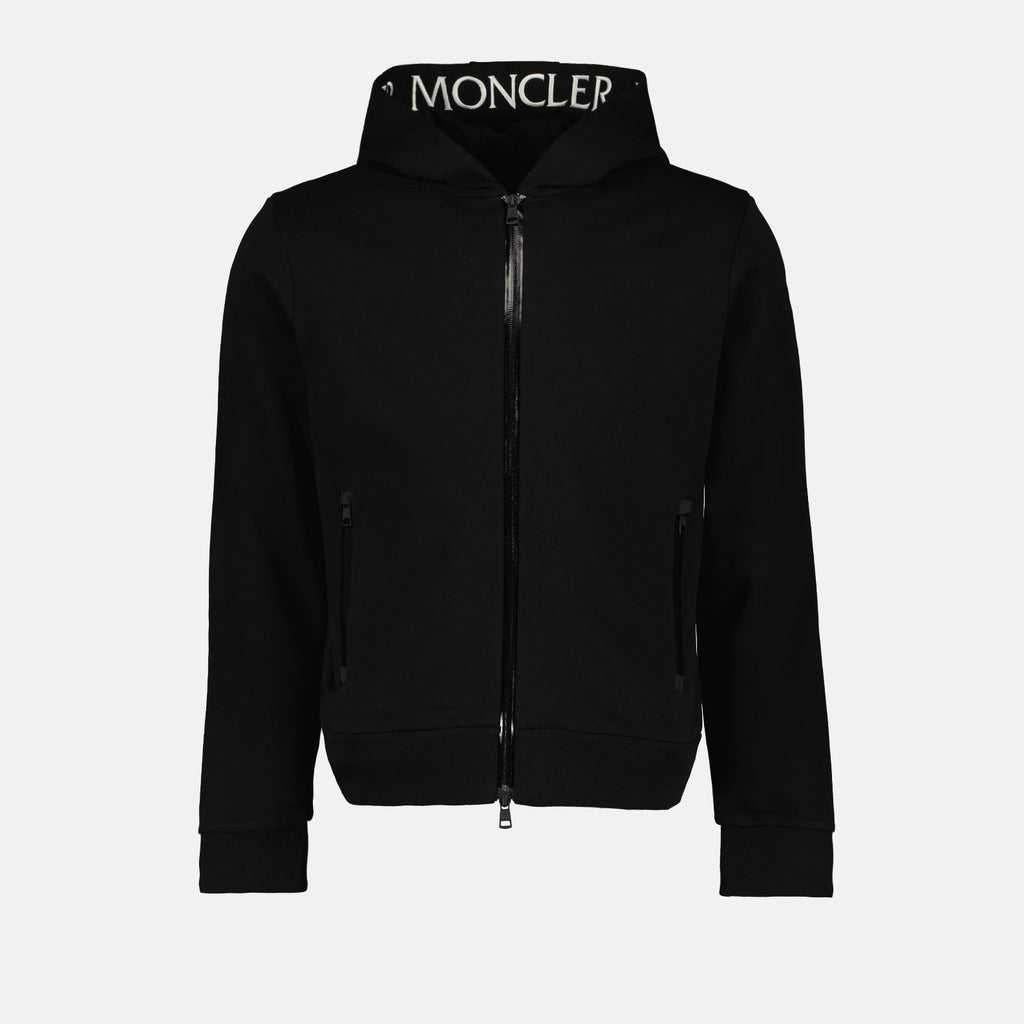 Jaquetas Veste zippée Moncler Preto Homme