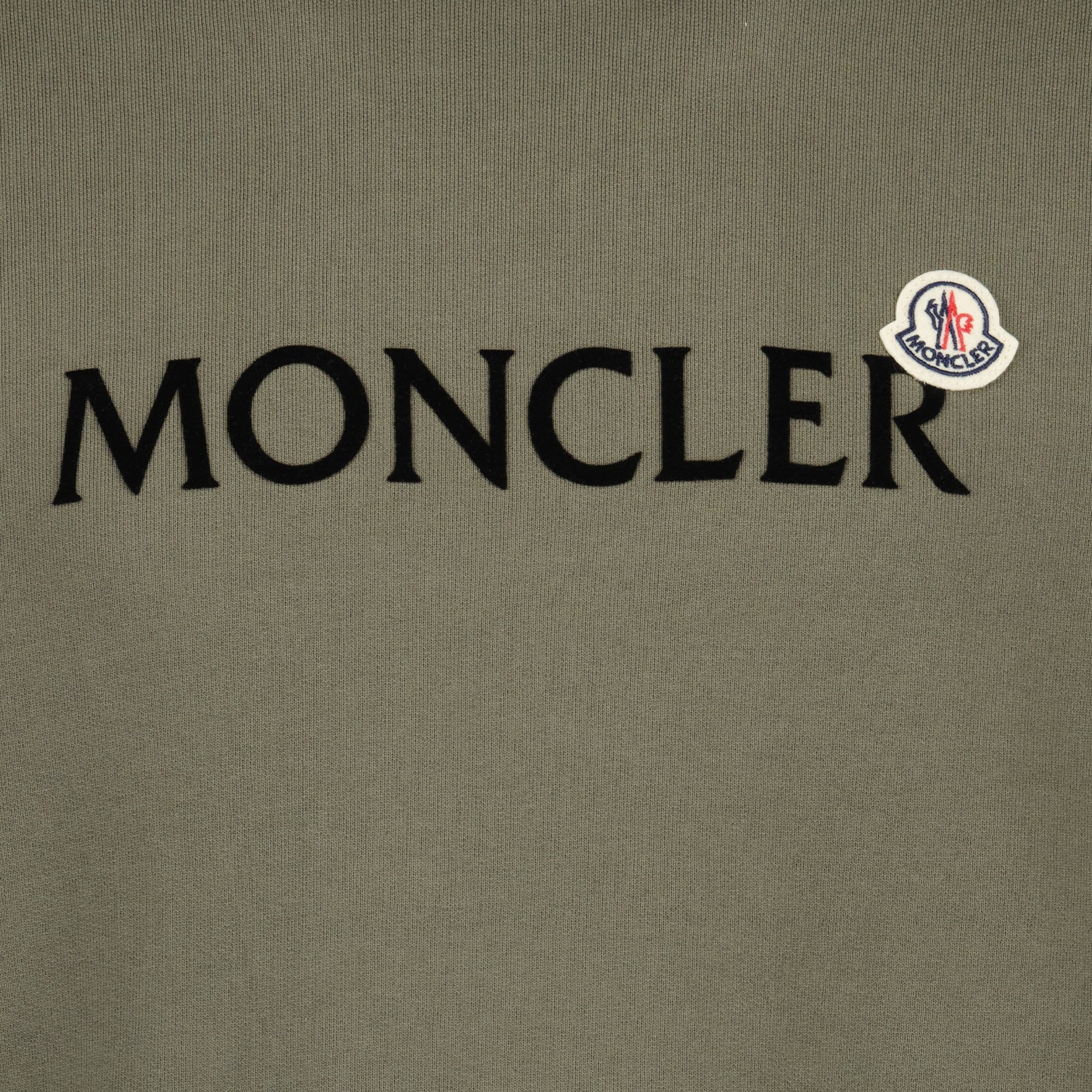 スウェットシャツ ダブルロゴスウェットシャツ Moncler カーキ 男