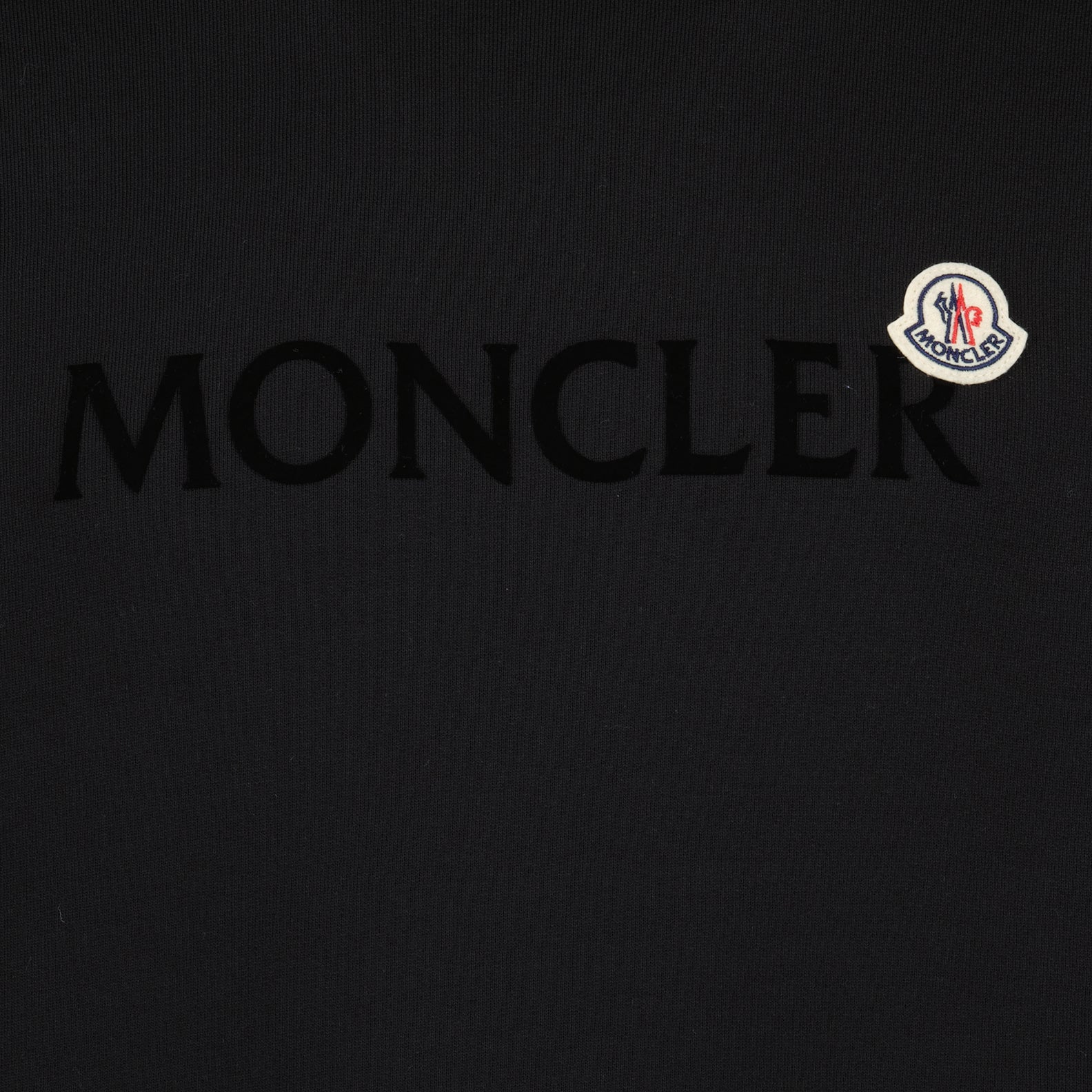 Moletons Sweatshirt à double logo Moncler Preto Homme