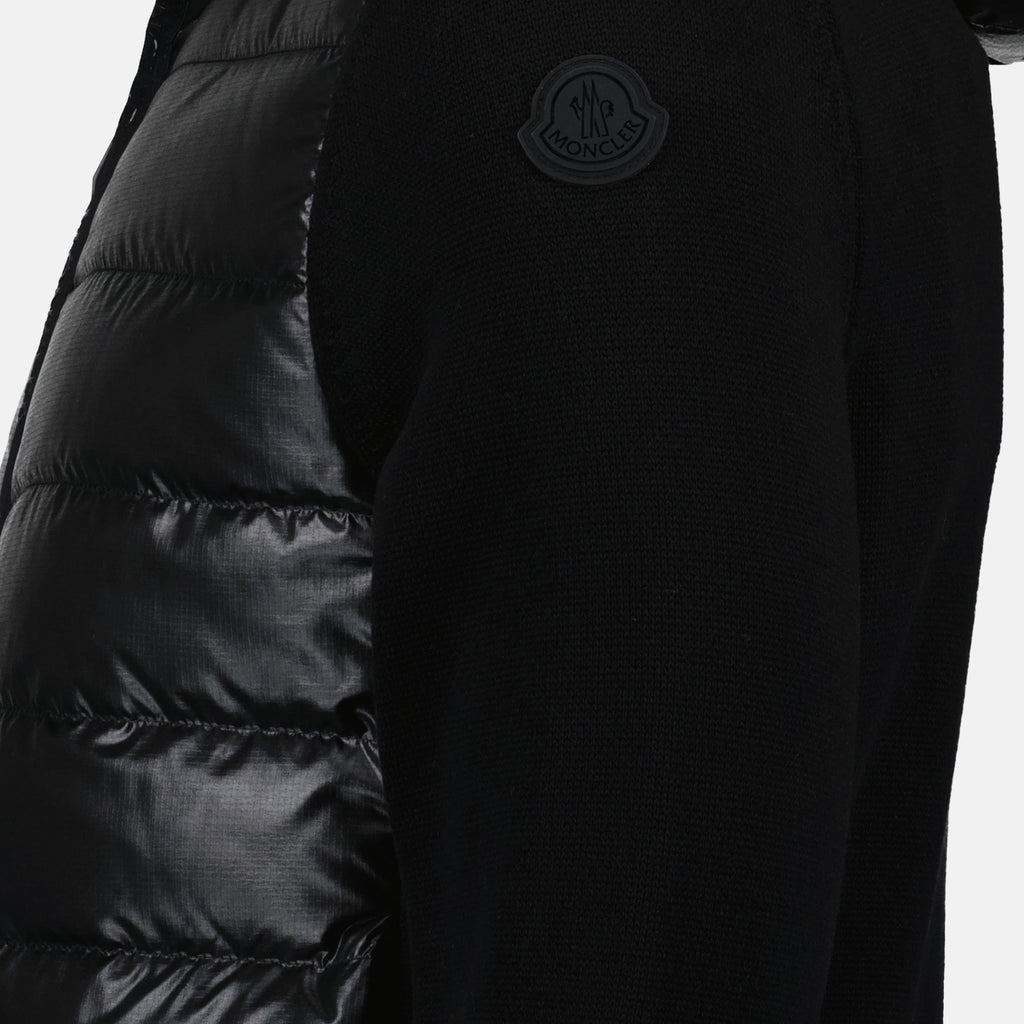 재킷 Veste bi-matière Moncler 검은색 Homme