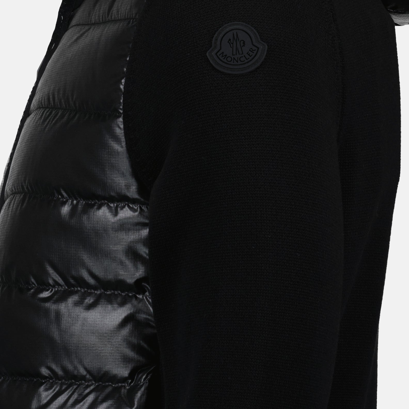 재킷 Veste bi-matière Moncler 검은색 Homme