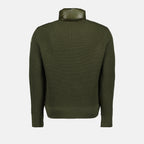 Vestes Veste bi-matière Moncler Vert Homme
