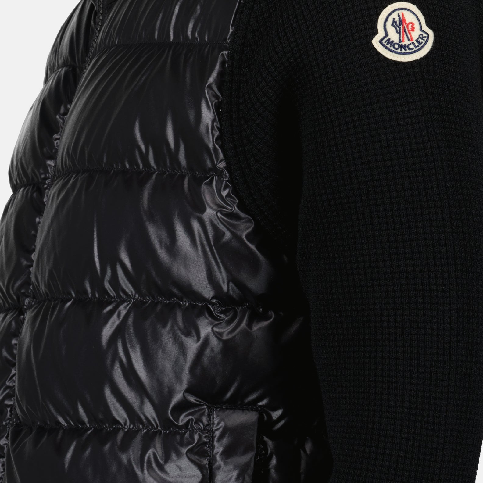 Jacken Veste bi-matière Moncler Schwarz Homme