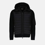 Vestes Veste bi-matière Moncler Noir Homme