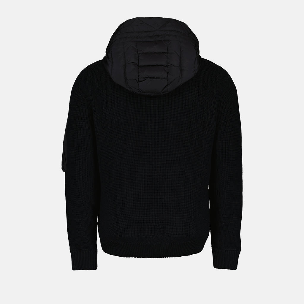 Vestes Veste bi-matière Moncler Noir Homme