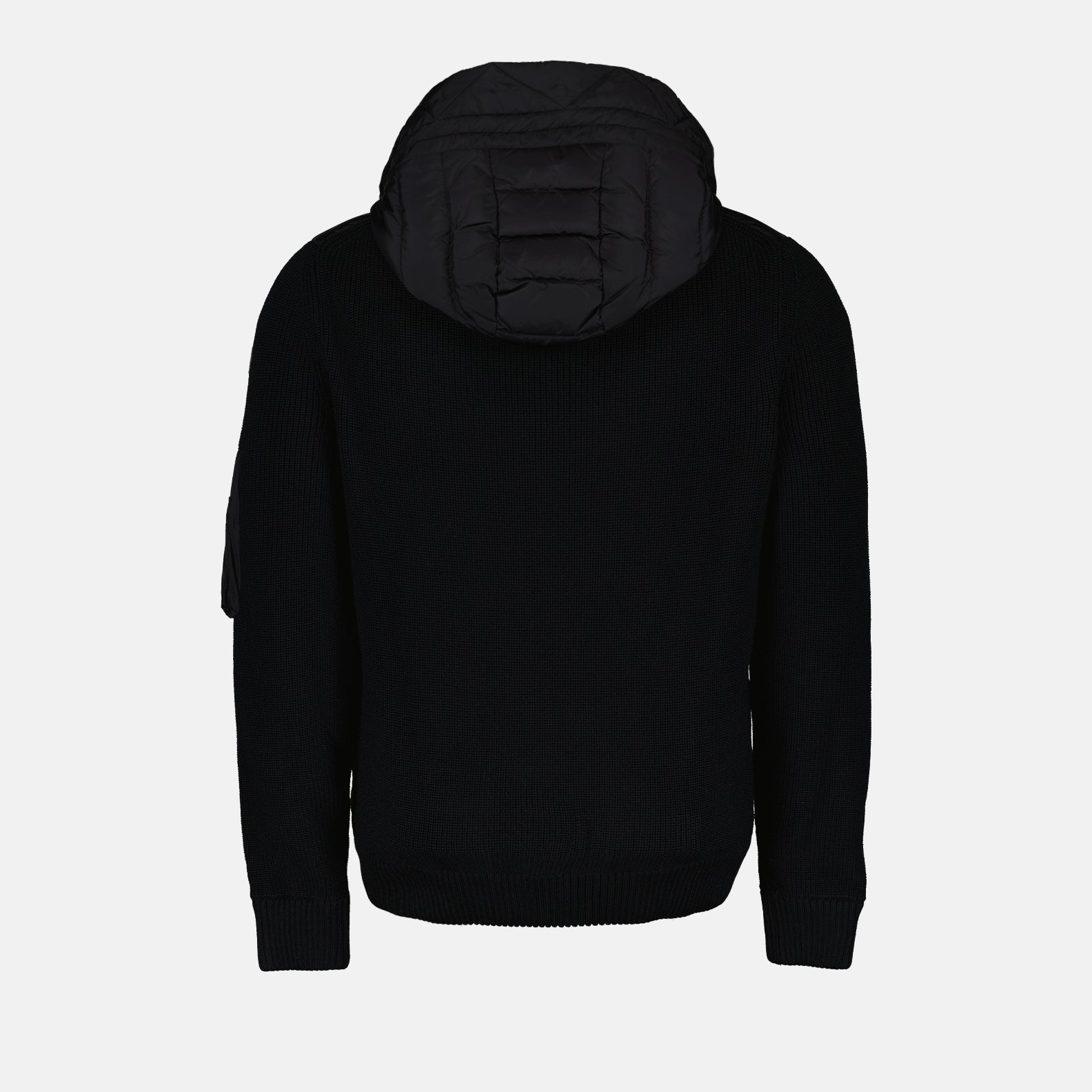 Vestes Veste bi-matière Moncler Noir Homme