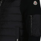Vestes Veste bi-matière Moncler Noir Homme