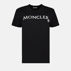 T-shirts T-shirt à logo Moncler Noir Femme