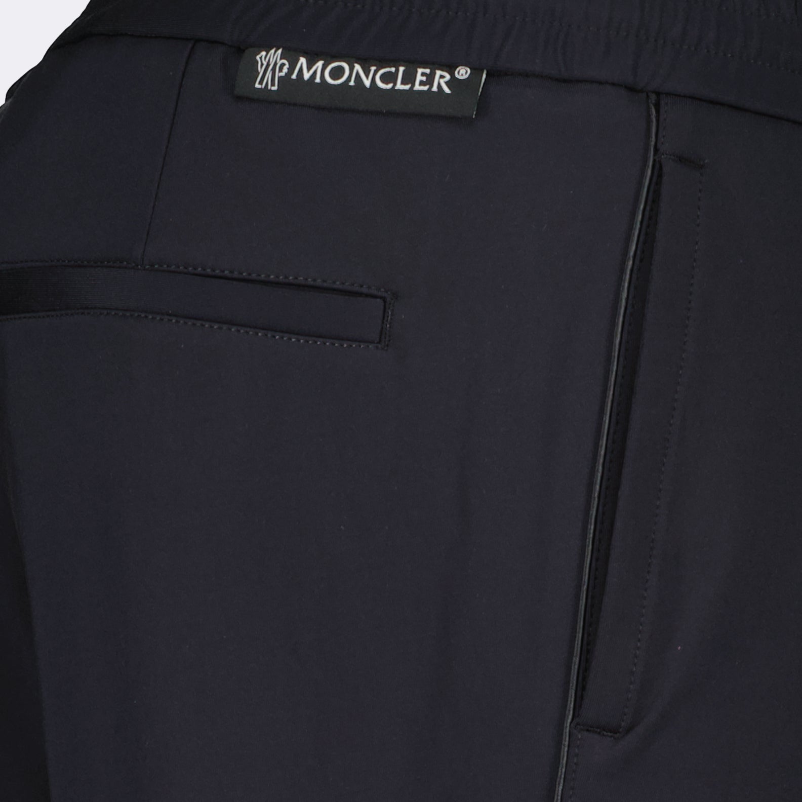 Pantalones Pantalones Rectos Moncler Negro Homme