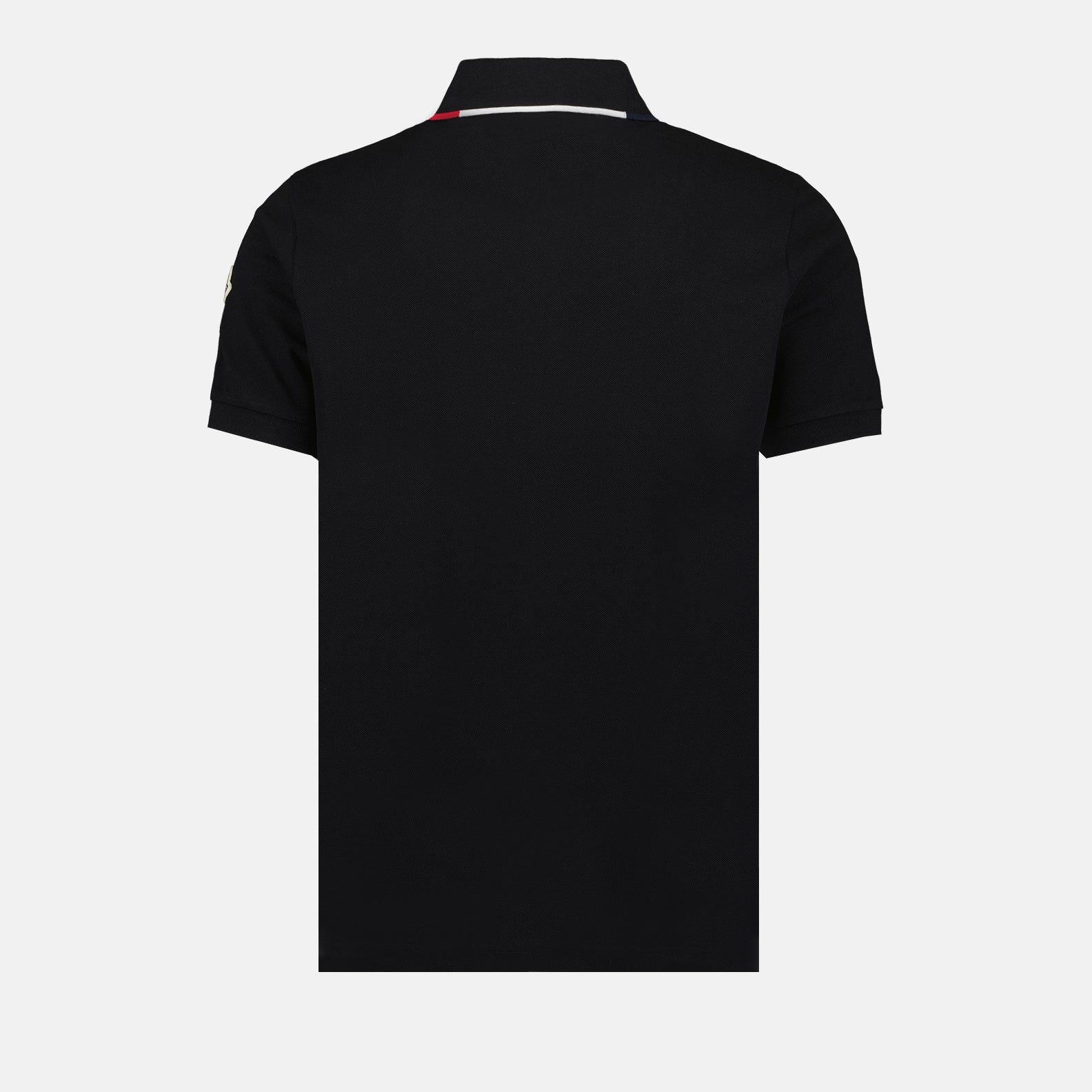 Polos Polo à logo et liseré Moncler Negro Homme
