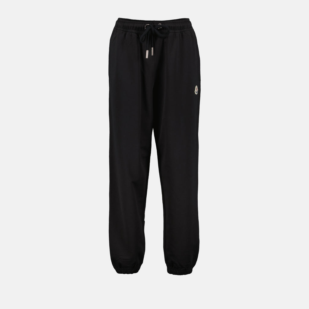 Pants Logo jogging pants Moncler Black Women