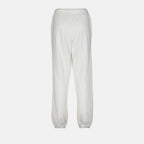 Pants Logo jogging pants Moncler White Women