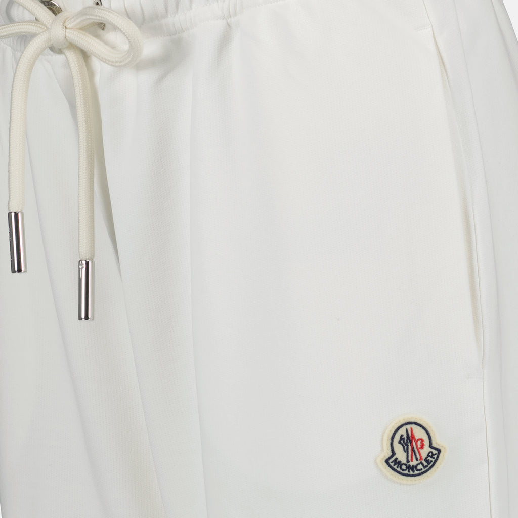 Pants Logo jogging pants Moncler White Women
