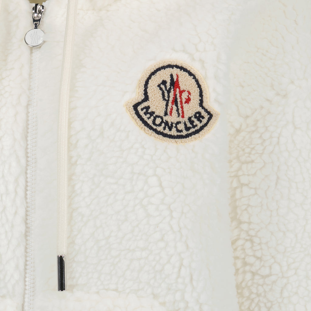 Giacche Veste en laine Moncler Bianco Femme