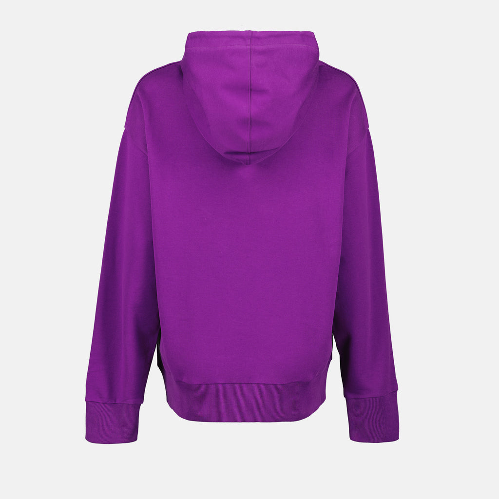 Sweatshirts Double Logo Hoodie Moncler Purple Women