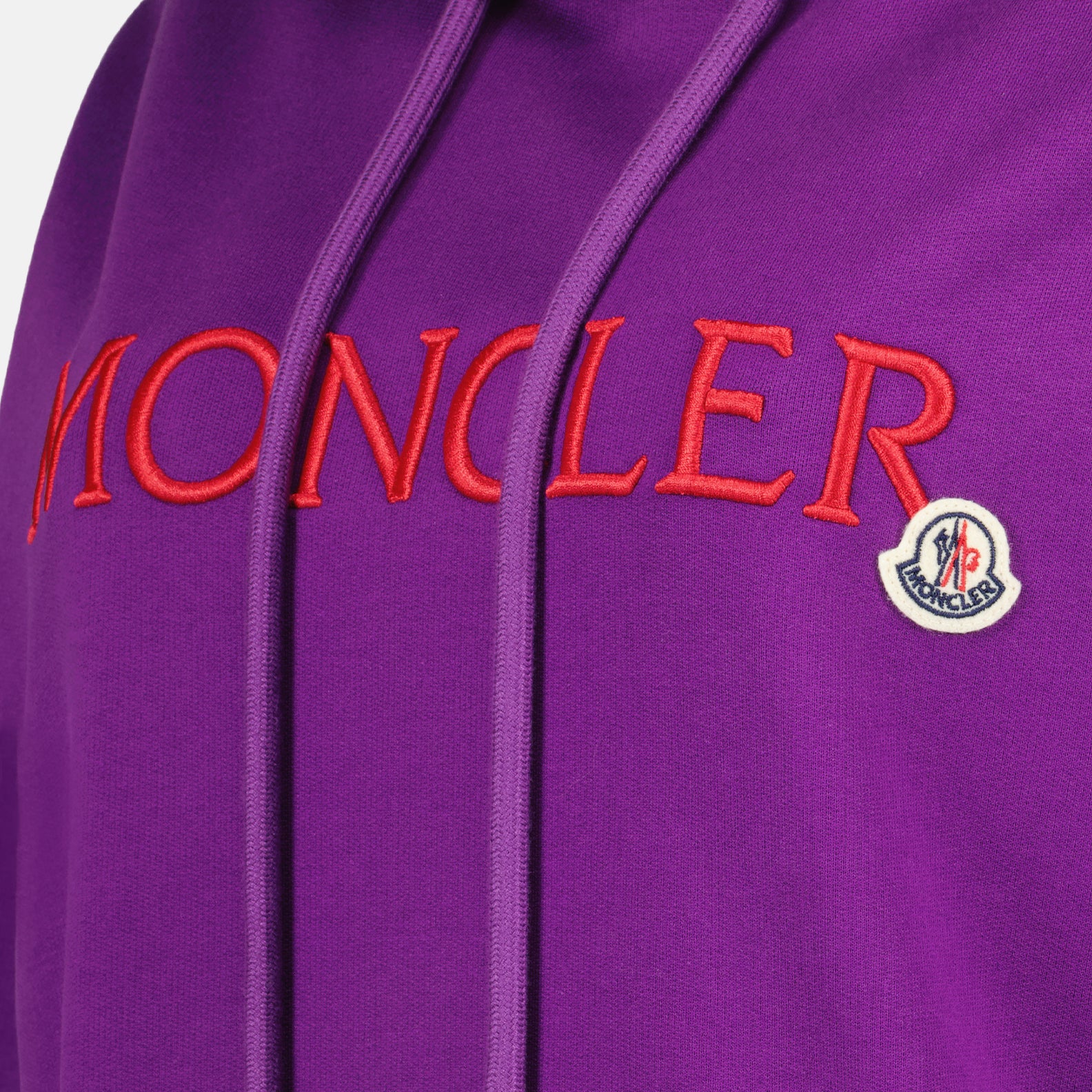 Sweatshirts Double Logo Hoodie Moncler Purple Women