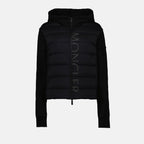 Vestes Veste bi-matière Moncler Noir Femme