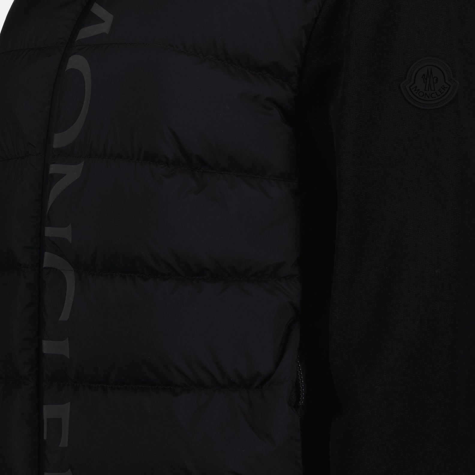 Vestes Veste bi-matière Moncler Noir Femme
