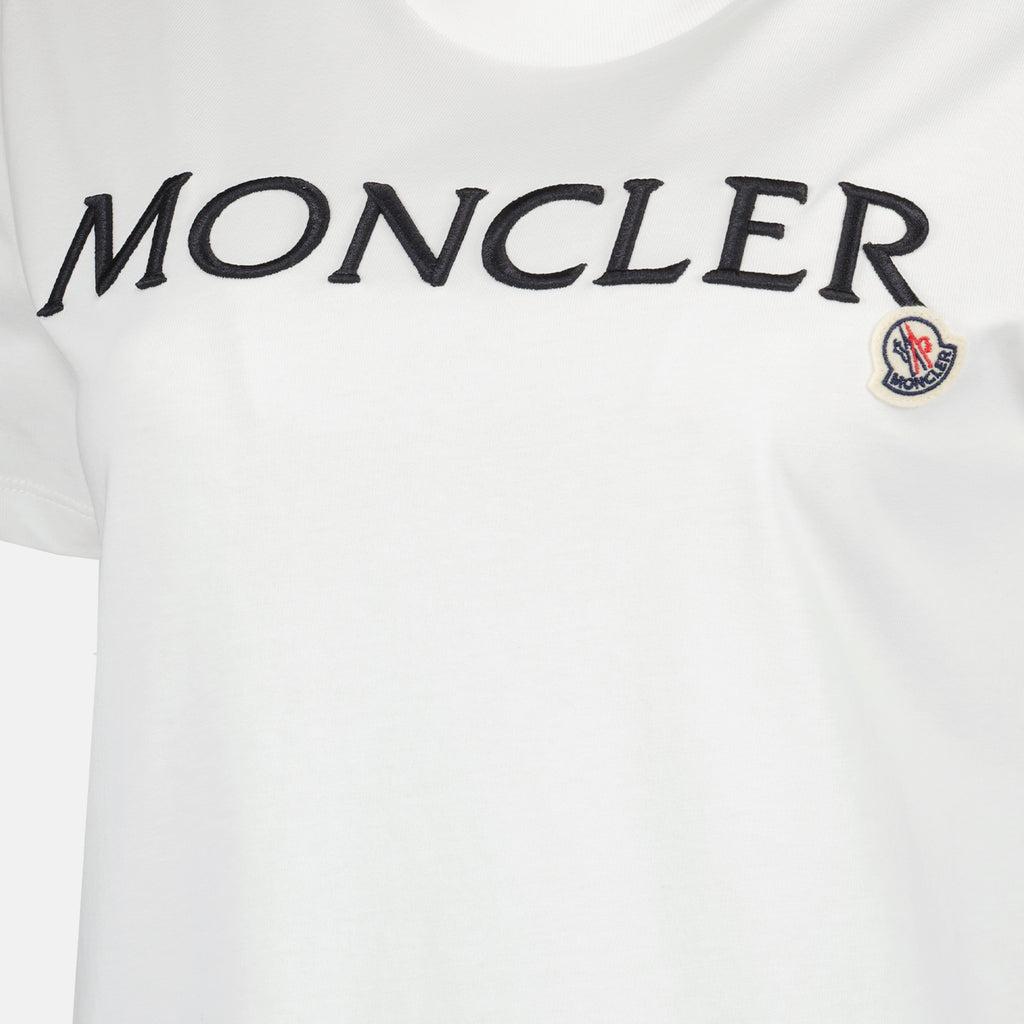 T-shirts T-shirt à logo Moncler Blanc Femme