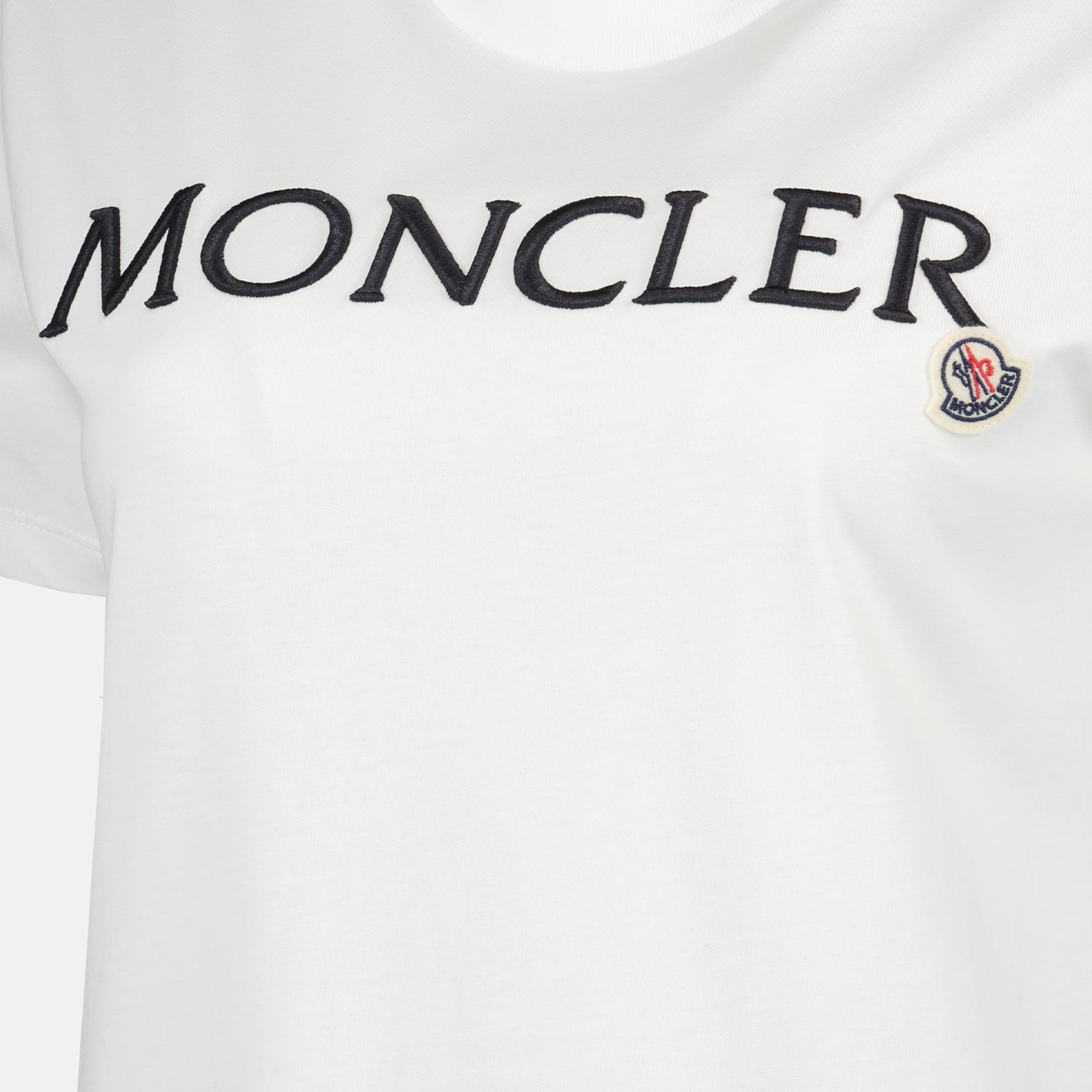 T-shirts T-shirt à logo Moncler Blanc Femme