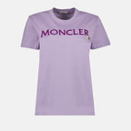T-shirts T-shirt à logo Moncler Violet Femme