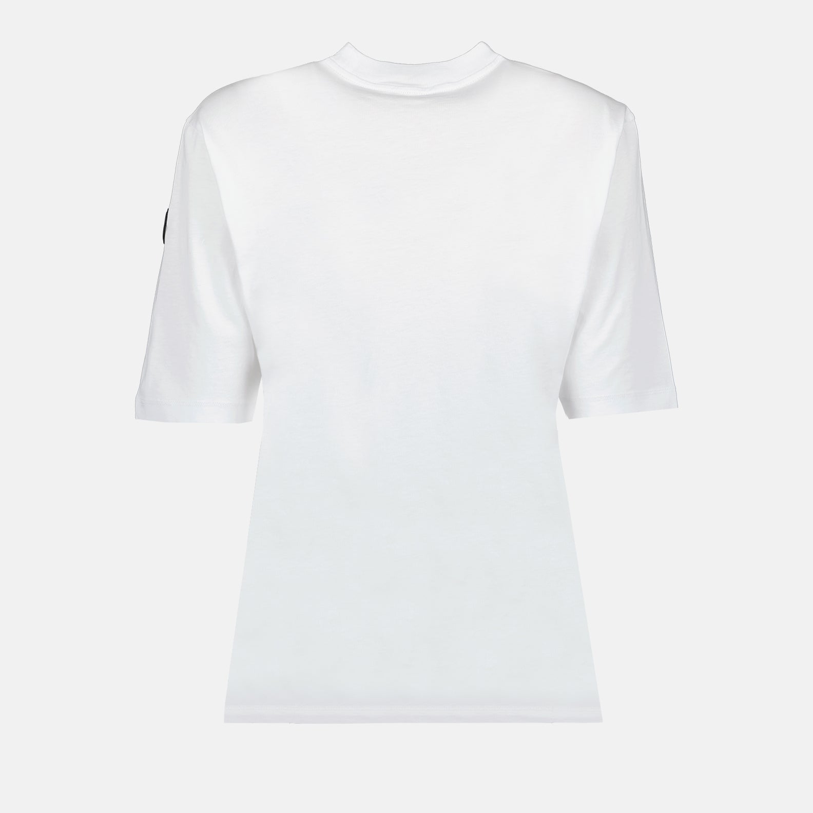 T-shirts T-shirt à double logo Moncler Blanc Femme