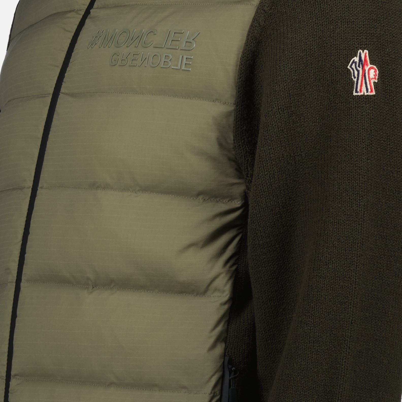 Jacken Veste bi-matière Moncler Grenoble Grün Homme