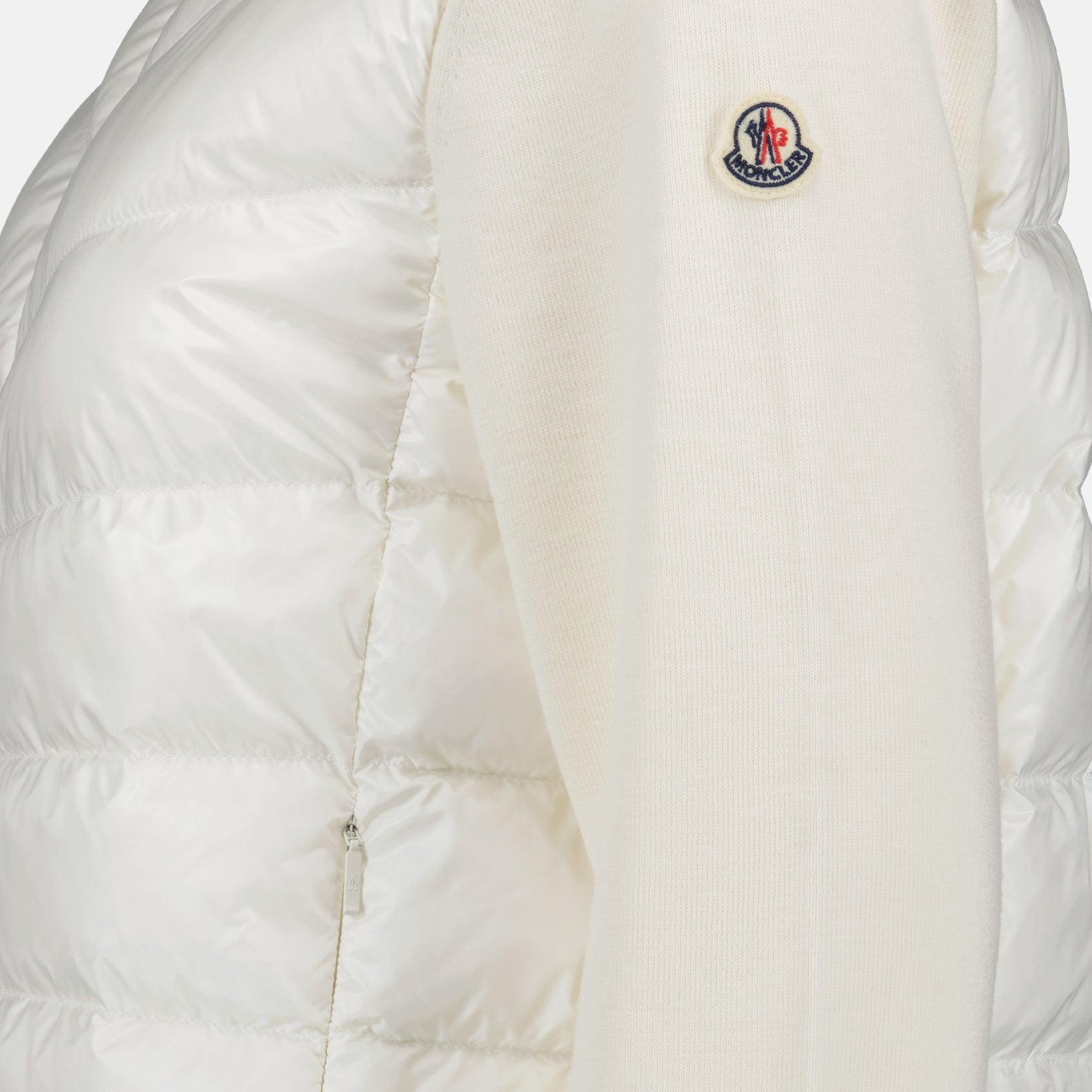 Giacche Veste bi-matière Moncler Bianco Femme