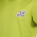 T-shirts T-shirt à double logo Moncler Vert Homme
