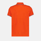 Polos Polo à logo et liseré Moncler Laranja Homme