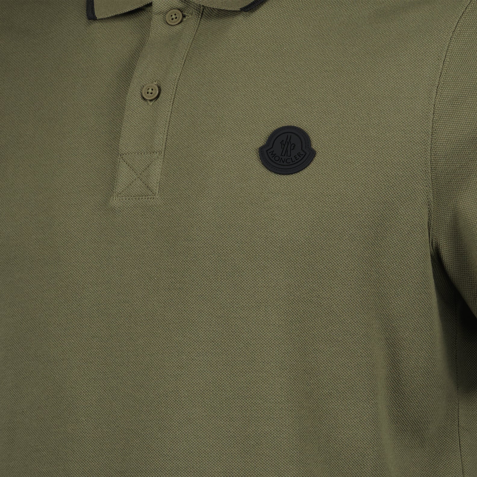 Polos Polo à logo Moncler Cáqui Homme