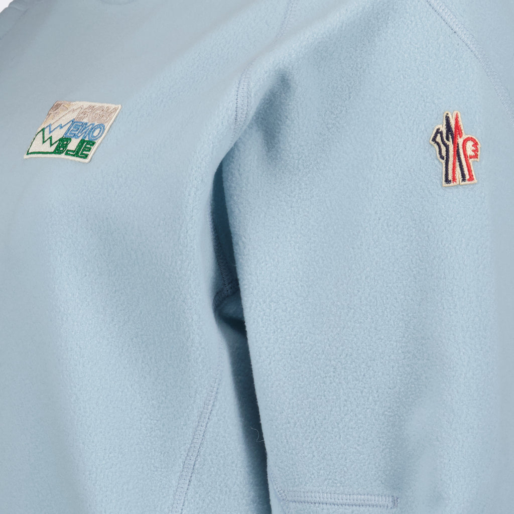 スウェットシャツ ロゴスウェットシャツ Moncler Grenoble 青 女性