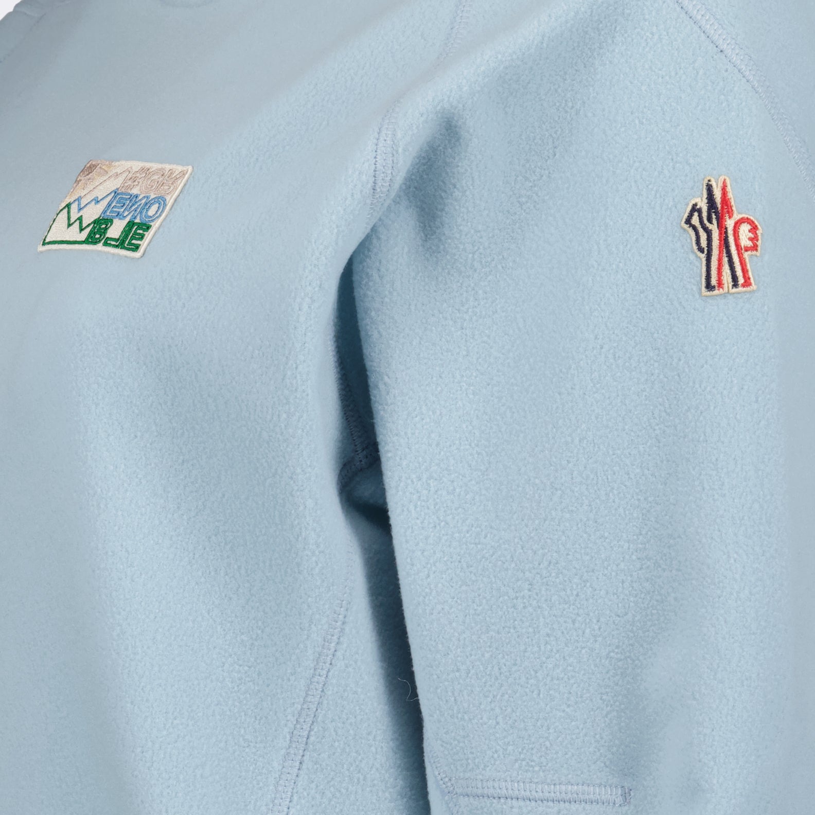 スウェットシャツ ロゴスウェットシャツ Moncler Grenoble 青 女性