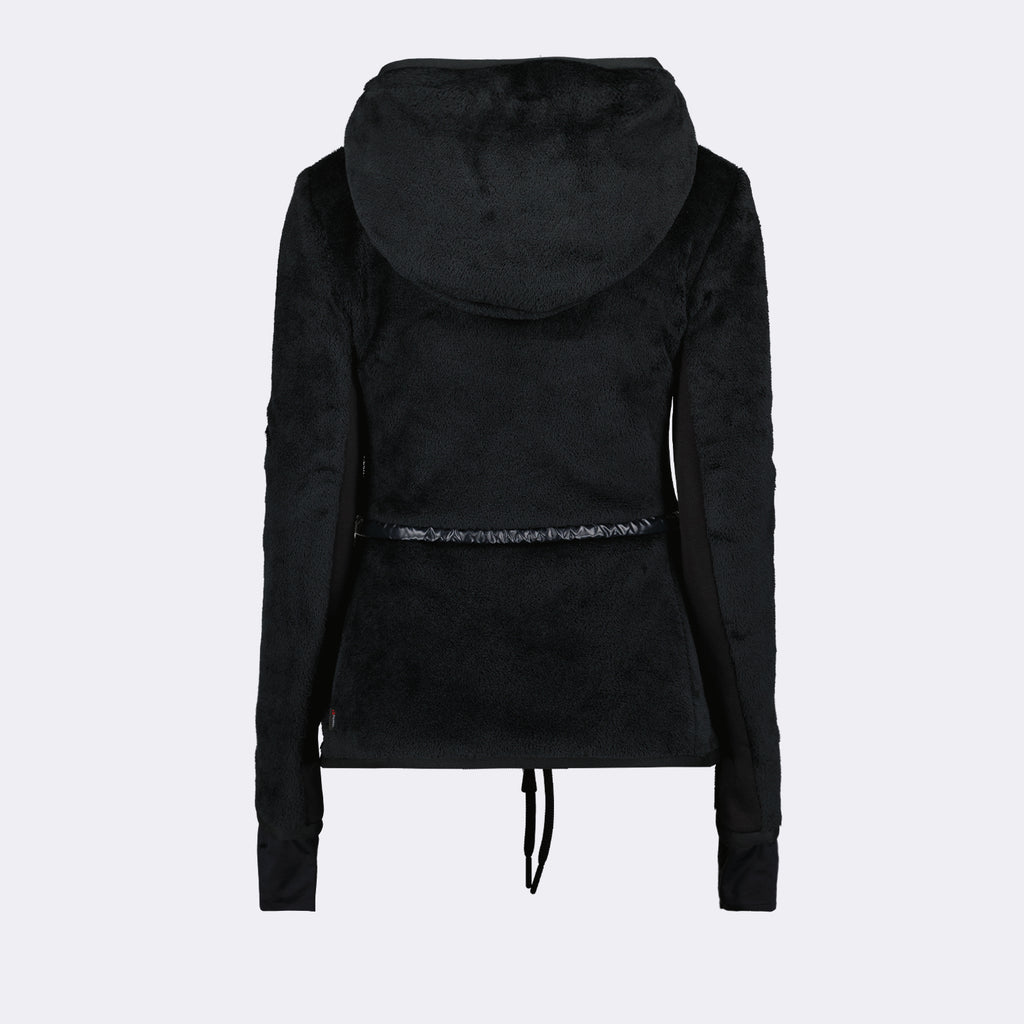 ジャケット キルティングフリースジャケット Moncler Grenoble 黒 Femme