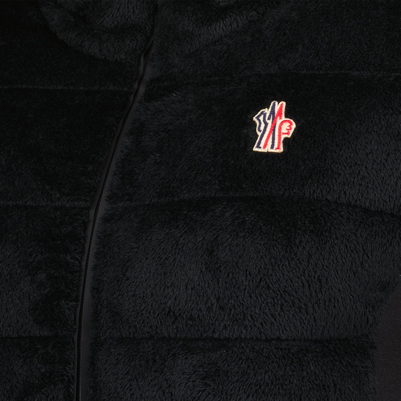 ジャケット キルティングフリースジャケット Moncler Grenoble 黒 Femme