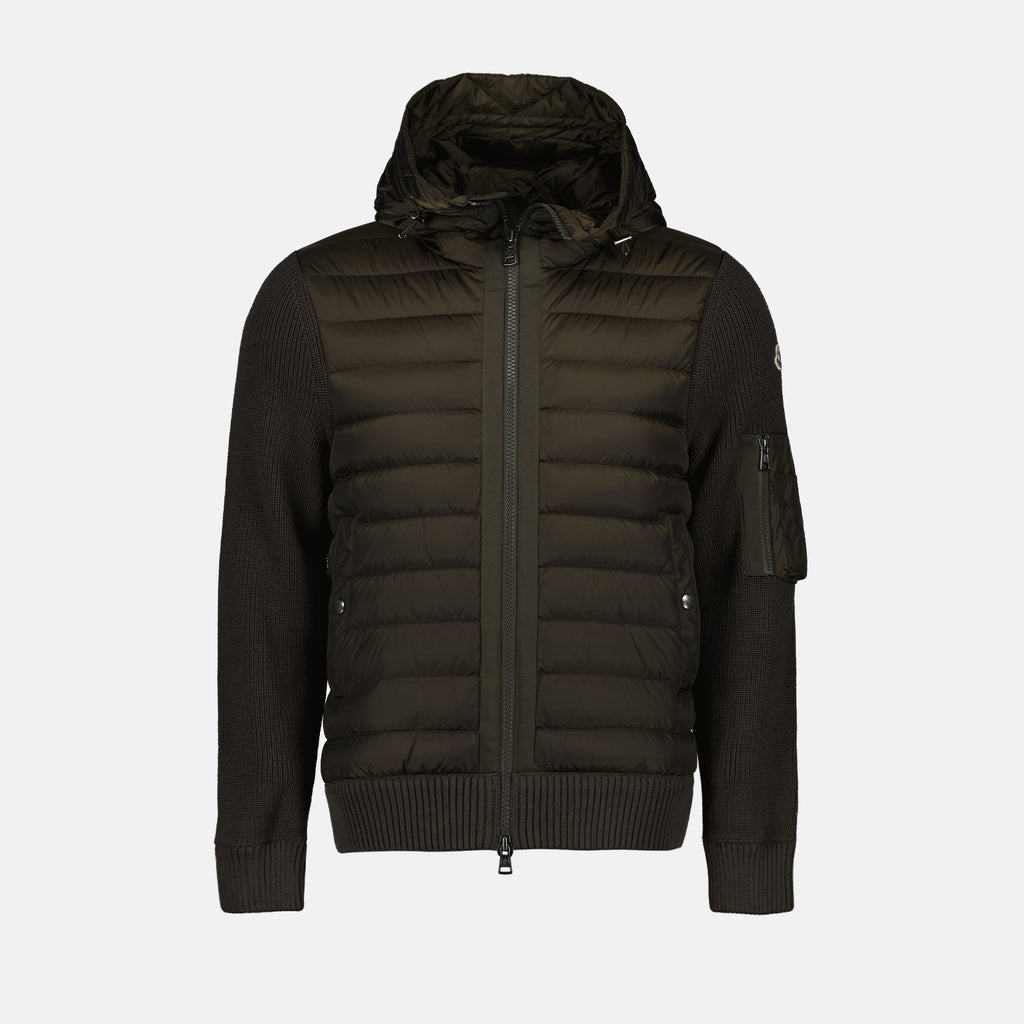 ジャケット バイマテリアルジャケット Moncler 緑 Homme