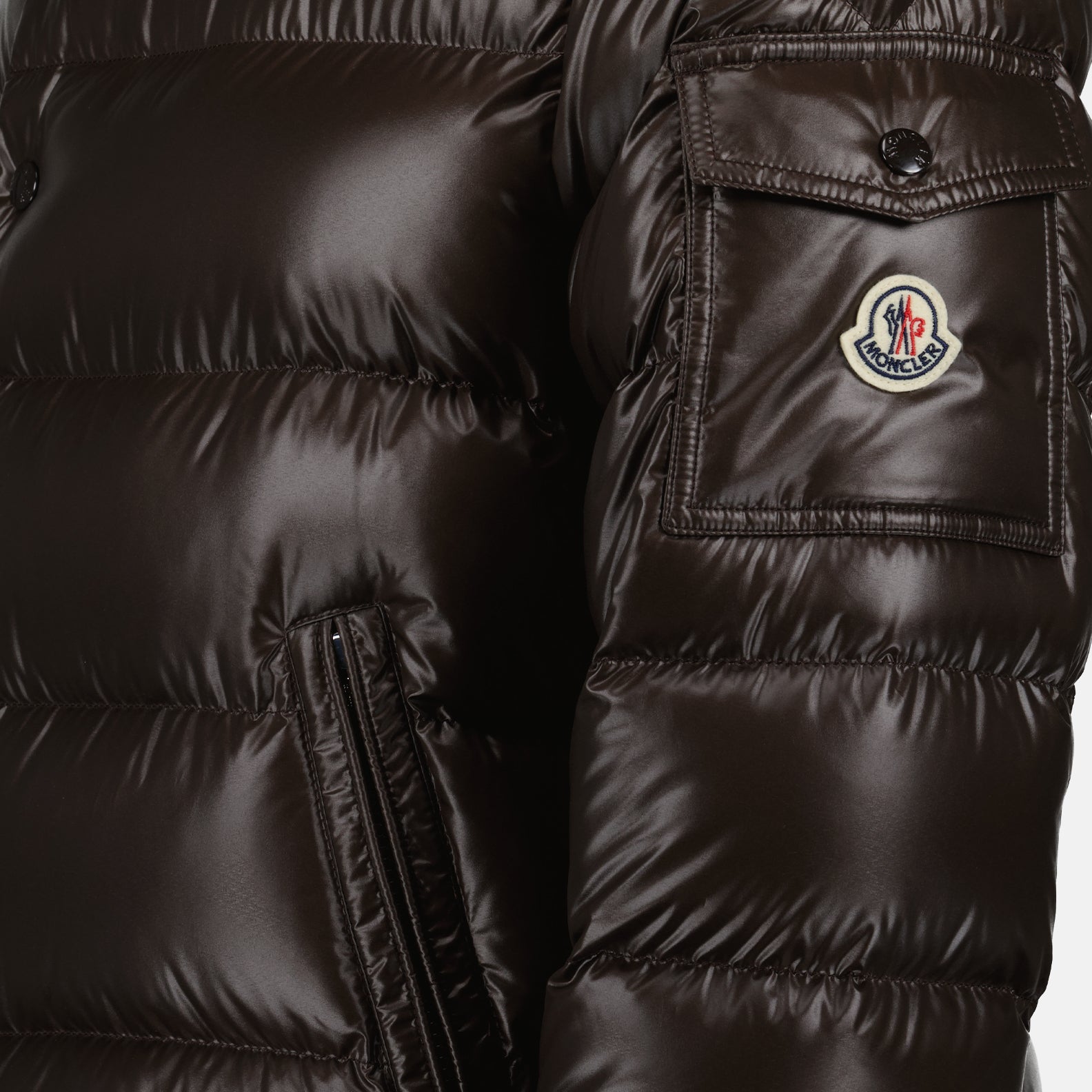 Manteaux Doudoune Lule Moncler Marron Homme