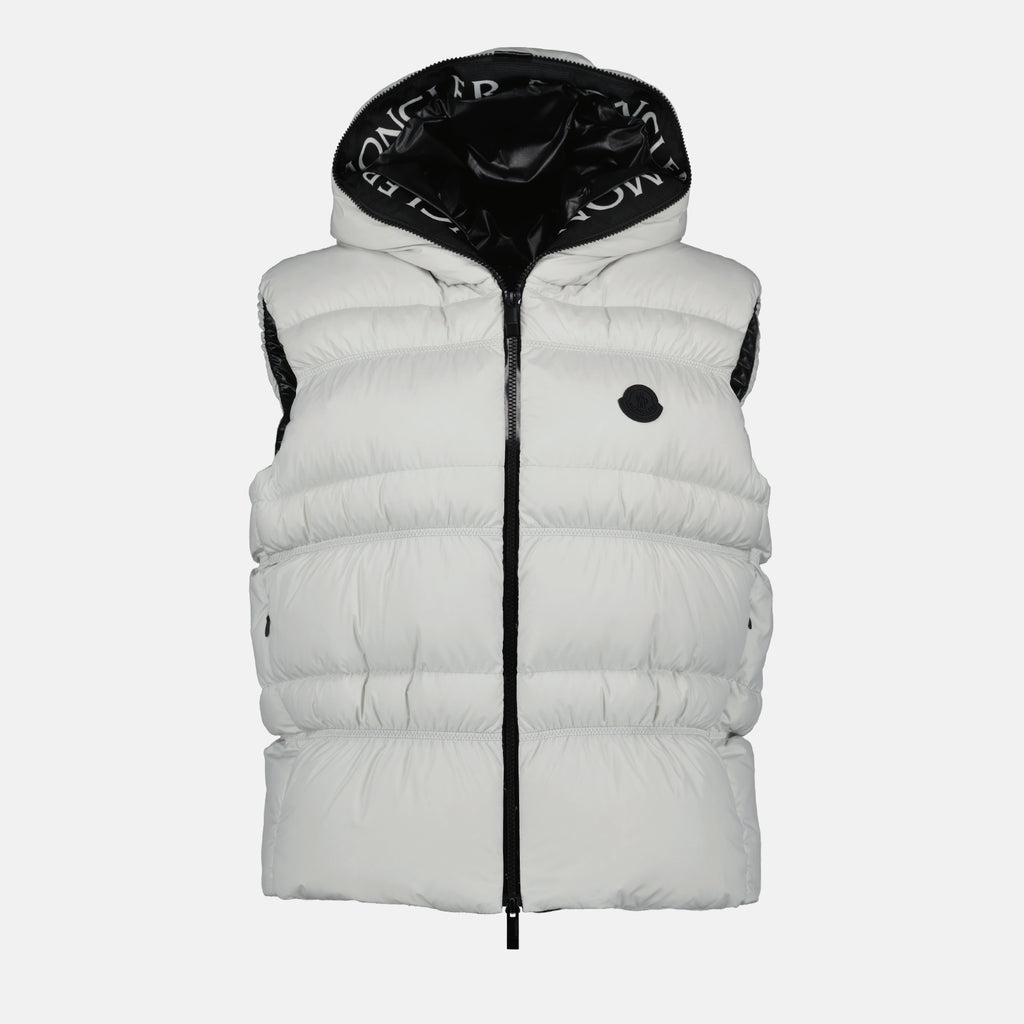 Manteaux Doudoune Weser Moncler Gris Femme