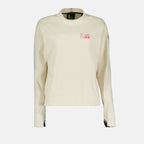 스웨트셔츠 Sweatshirt à logo Moncler Grenoble 베이지 Femme