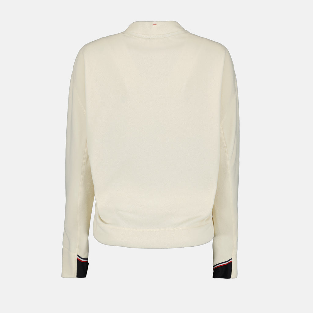 스웨트셔츠 Sweatshirt à logo Moncler Grenoble 베이지 Femme