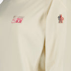 스웨트셔츠 Sweatshirt à logo Moncler Grenoble 베이지 Femme