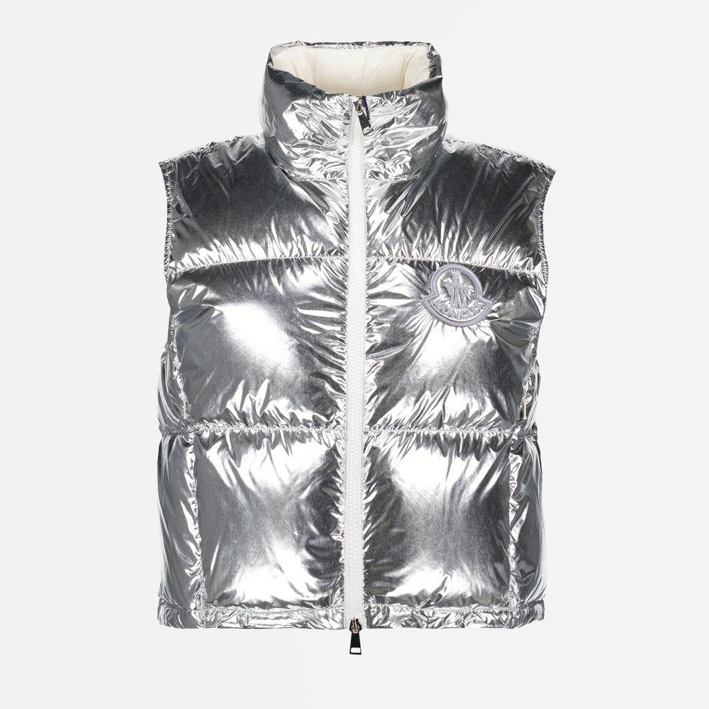 Manteaux Doudoune Blavet Moncler Argenté Femme