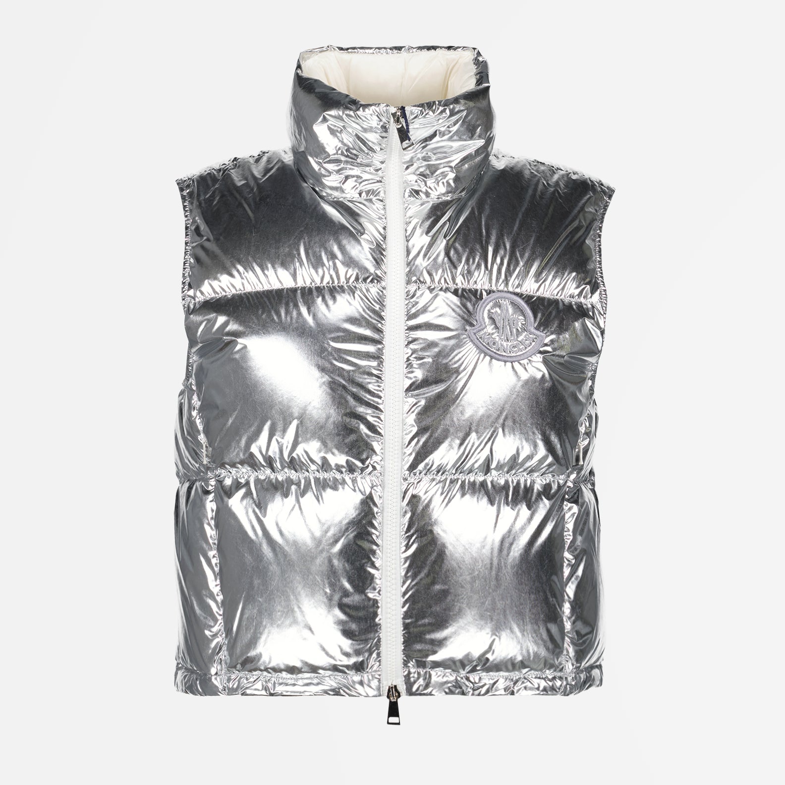 Manteaux Doudoune Blavet Moncler Argenté Femme