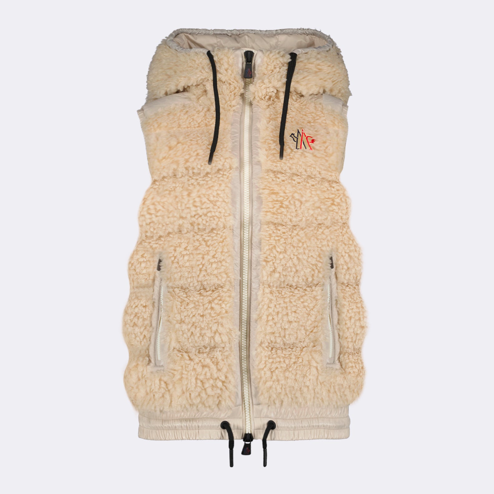 Vestes Doudoune sans manches Moncler Grenoble Beige Femme