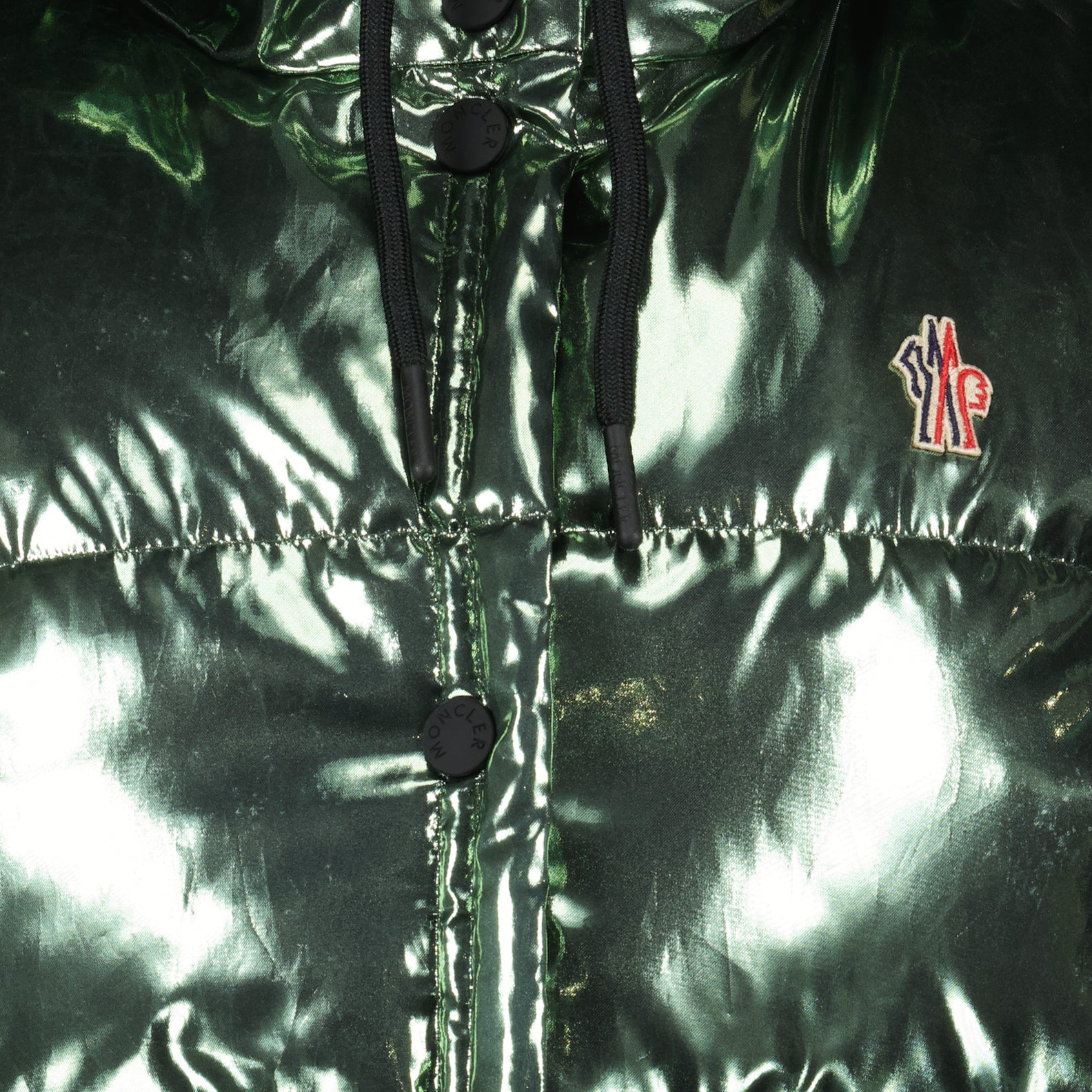 Manteaux Doudoune Ramees Moncler Grenoble Vert Femme