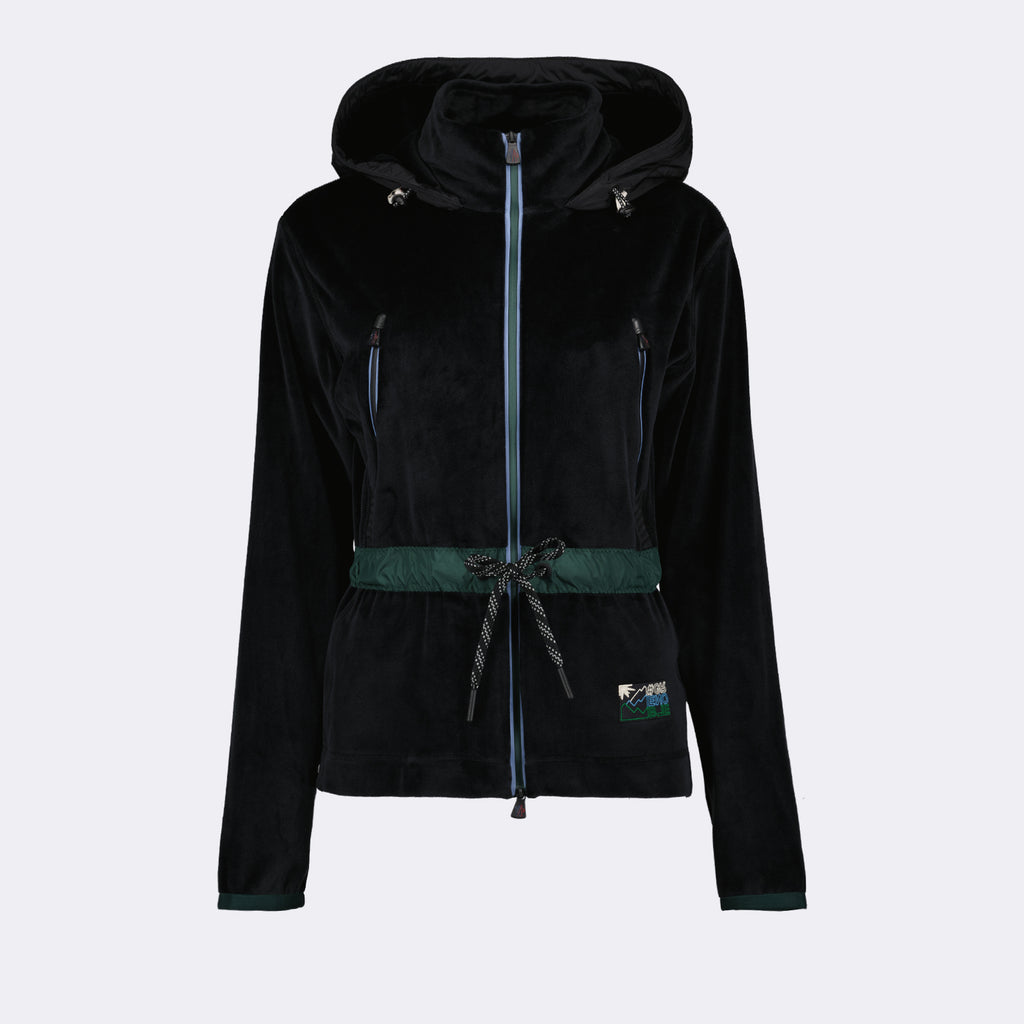 재킷 Veste en velours Moncler Grenoble 검은색 Femme