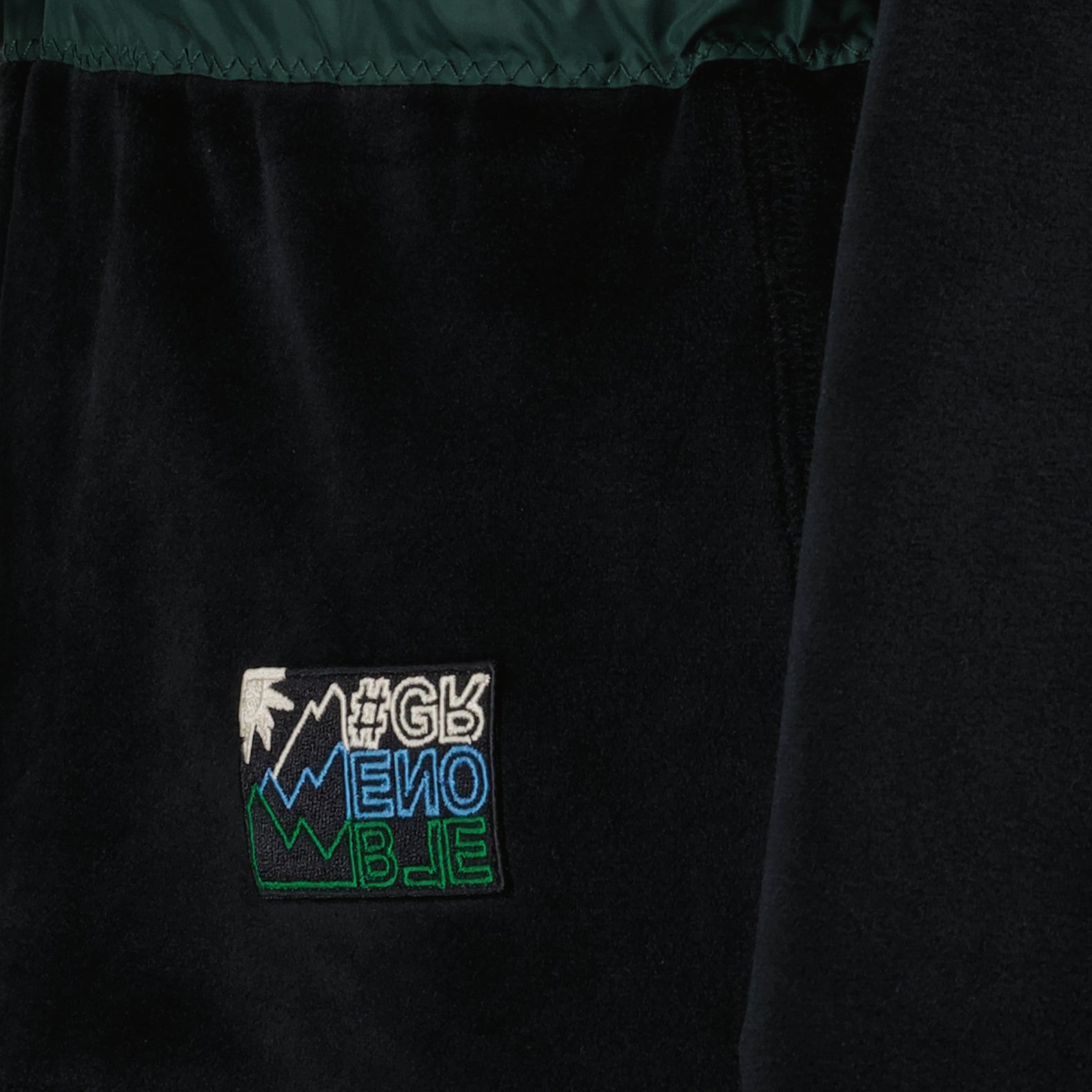 재킷 Veste en velours Moncler Grenoble 검은색 Femme