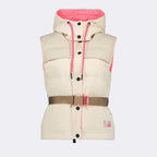 Vestes Doudoune Tetras Moncler Grenoble Beige Femme