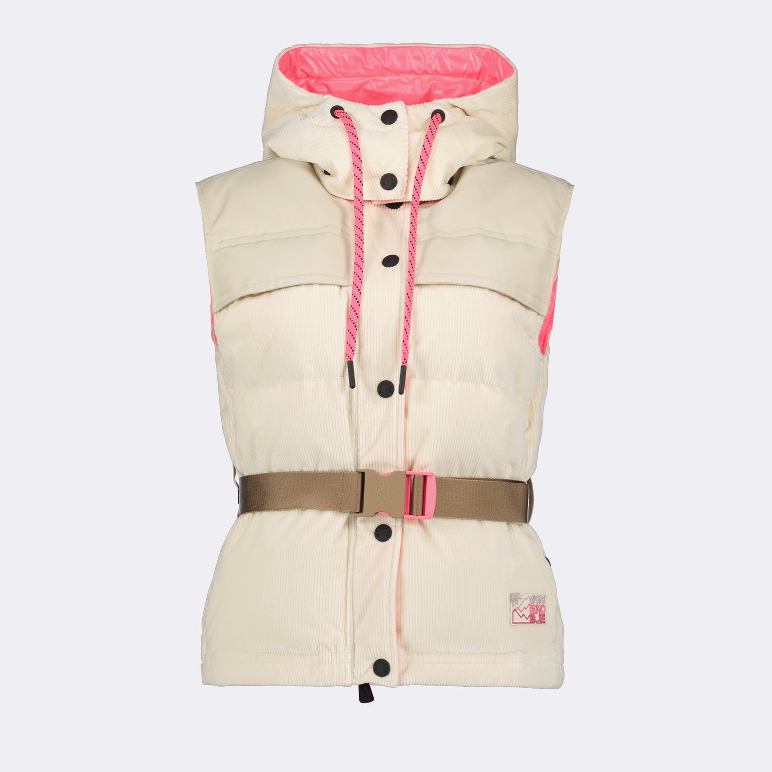 Vestes Doudoune Tetras Moncler Grenoble Beige Femme